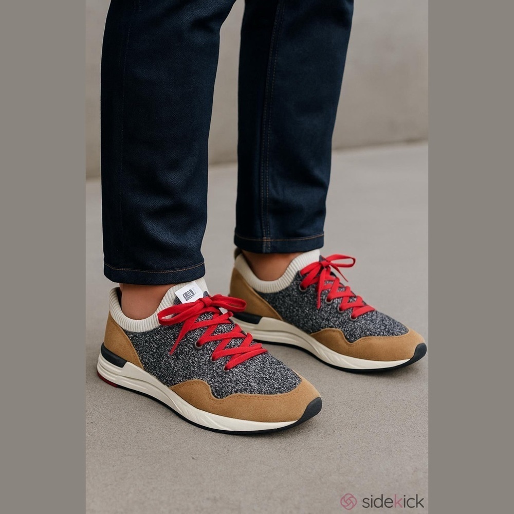 Polo Ralph Lauren Trackster 200II Suede-Trim Sock Sneakers